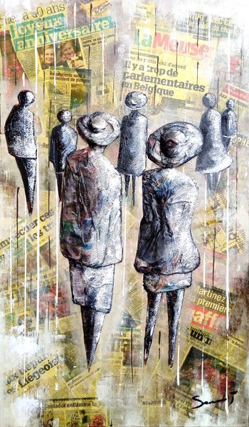 Les liégeoises Dimensions 50 x 70 Contemporain